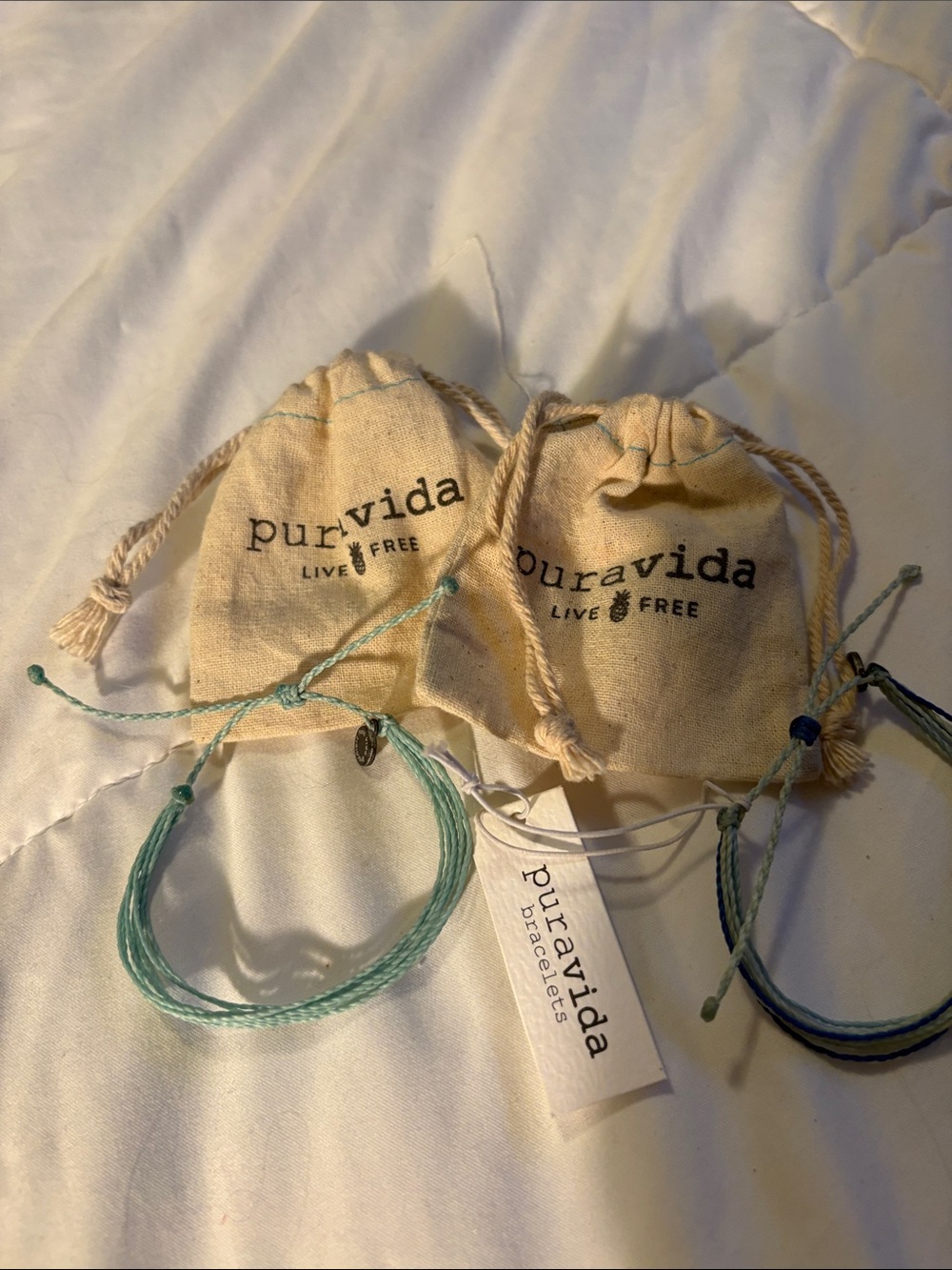 Puravida bracelets NEW in blues
